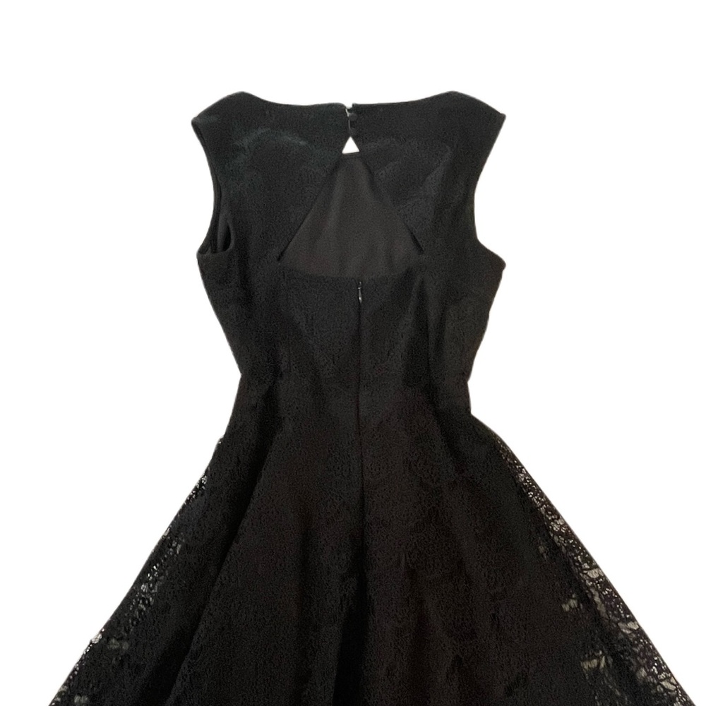 Elegant Black Lace Dress